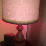 ретро-нощна лампа-внос швеицария 50/30см-от швеицария, снимка 1 - Антикварни и старинни предмети - 9002179