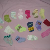 Тънки бебешки чорапки за 3-6-9 месеца, снимка 5 - Други - 18937077