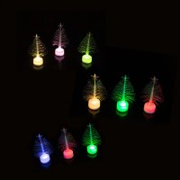 ПРОМО-Коледни LED Елхички светещи в различни цветове, снимка 2 - Коледни подаръци - 22523286
