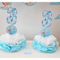 Украса и аксесоари за детски рожден ден на тема Елза от Замръзнаото кралство Frozen , снимка 5 - Други - 23840477