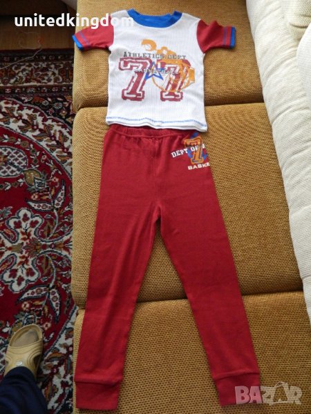 Чисто нов комплект - панталонки и блузка с къс ръкав - произведено в България - 100 % памук, снимка 1