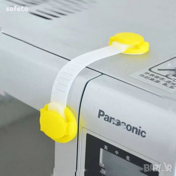 Защита за деца 10бр заключалка за шкаф закопчалка, снимка 1