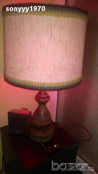 ретро-нощна лампа-внос швеицария 50/30см-от швеицария, снимка 1