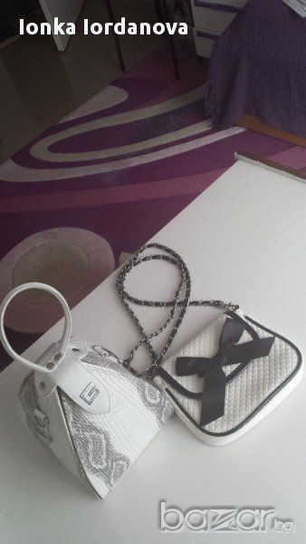 Две маркови бели чанти, снимка 1