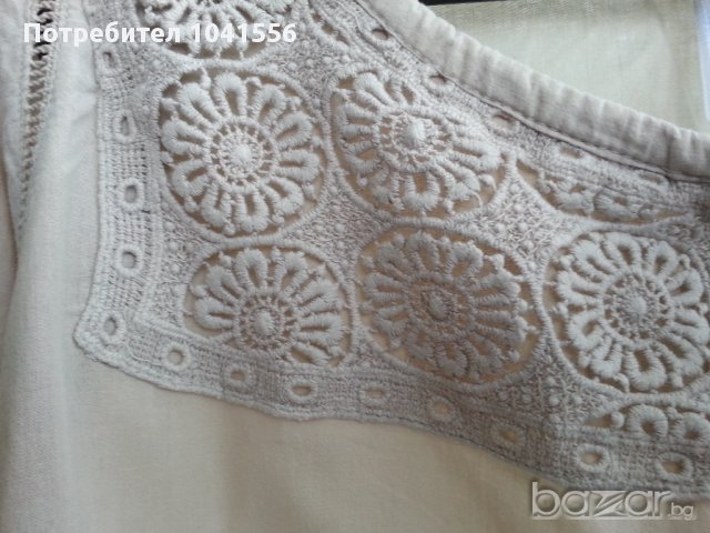 дамска блуза памук и дантела, снимка 3 - Тениски - 11045753