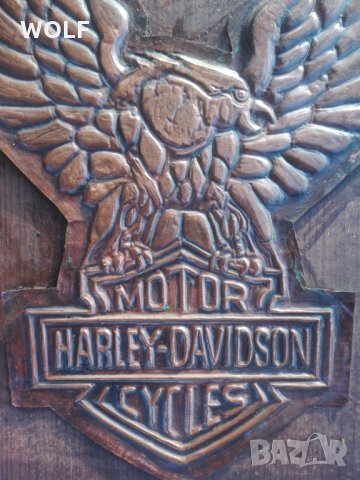 HARLEY DAVIDSON CYCLE VINTAGE медна табела, снимка 4 - Антикварни и старинни предмети - 23246532
