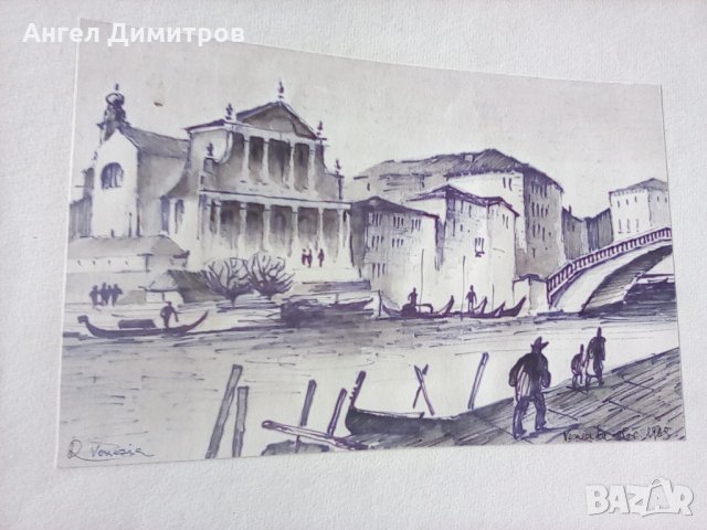 Картина акварел Георги Репнински , снимка 3 - Картини - 25441861