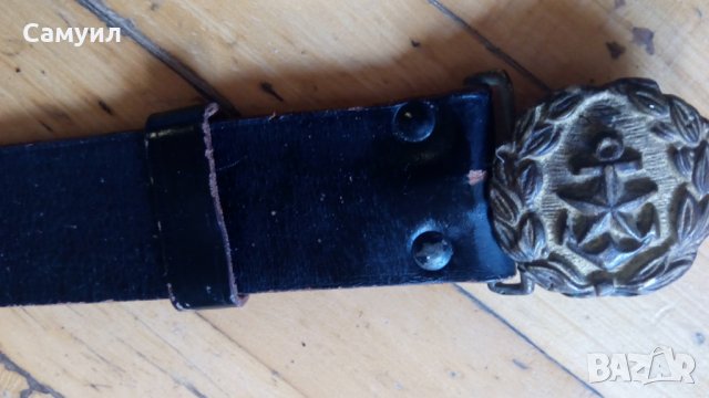  Капитански военен колан с кобур от Соца., снимка 3 - Антикварни и старинни предмети - 25948598