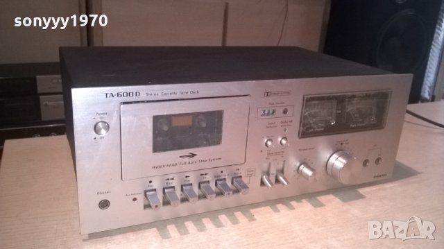 onkyo ta-600d retro deck-made in japan-внос швеция