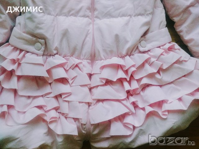 Невероятно яке с пера за момиче 6-7 г, снимка 3 - Детски якета и елеци - 20977196