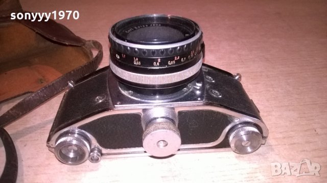 exakta carl zeiss-колекционерски рядък апарат, снимка 10 - Фотоапарати - 25838319