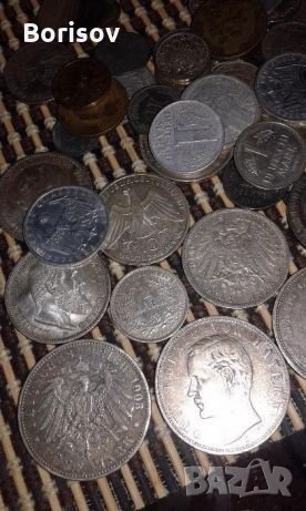 Сребърни монети Deutsches Reich, френски, руски, сръбски... мон, снимка 2 - Нумизматика и бонистика - 22080877