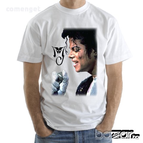 НОВО! Мъжки тениски MICHAEL JACKSON / МАЙКЪЛ ДЖЕКСЪН! Поръчай модел с ТВОЯ идея!, снимка 8 - Тениски - 10868729