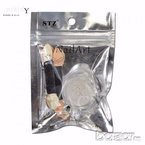 ПРОМО !! искряща блясък пудра с ефект русалка ЦВЕТНИ  с 2 апликатора, снимка 6 - Декоративна козметика - 15748734