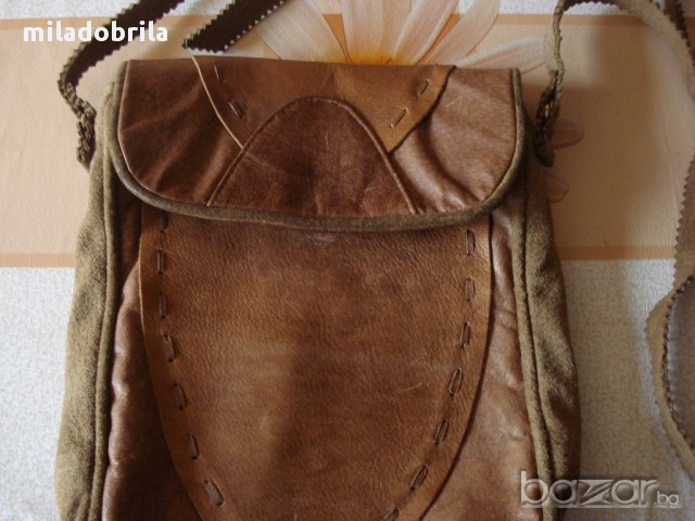 Чанта от естествена кожа, снимка 2 - Чанти - 10932919