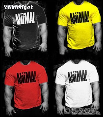Fitness Mania! Мъжки потници и тениски Animal Power! Бъди различен поръчай с твоя снимка, снимка 4 - Тениски - 7946633