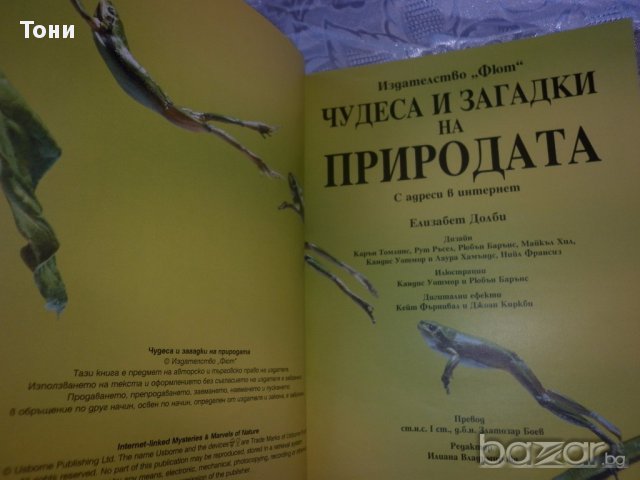 Чудеса и загадки на природата  Елизабет Долби, снимка 2 - Художествена литература - 16836443