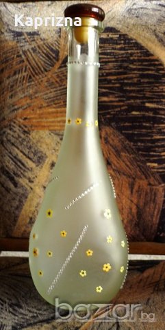 Луксозна ръчно декорирана бутилка "Crist", снимка 2 - Други - 19012046