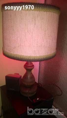 ретро-нощна лампа-внос швеицария 50/30см-от швеицария, снимка 1 - Антикварни и старинни предмети - 9002179