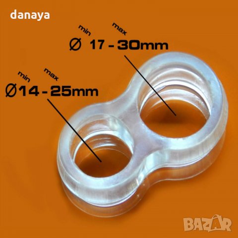 919 Прозрачен стопер за дръжка на врата 4 броя в комплект, снимка 12 - Други стоки за дома - 25314293