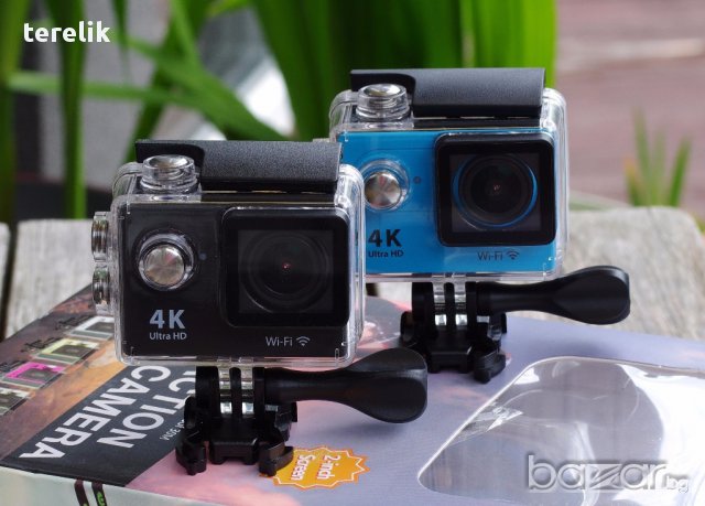 █▬█ █ ▀█▀ Нова Eken H9R +Дистанционно 22 части 12 MP 4K WiFI 2.0” LCD Екшън спортна видеокамера go p, снимка 2 - Камери - 17285588