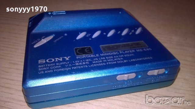 Sony mz-e60-portable minidisc player-внос швеицария, снимка 10 - Ресийвъри, усилватели, смесителни пултове - 18474083