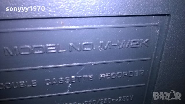 sanyo m-w2k-made in japan-внос швеицария, снимка 16 - Радиокасетофони, транзистори - 25111310