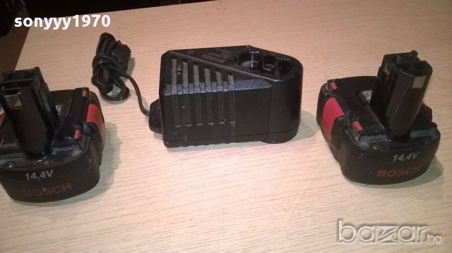 Bosch зарядно с 2 батерии-внос швеицария, снимка 6 - Други инструменти - 15179896