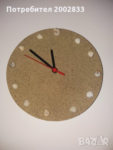 Часовник за стена ръчна изработка, снимка 2 - Стенни часовници - 25314253