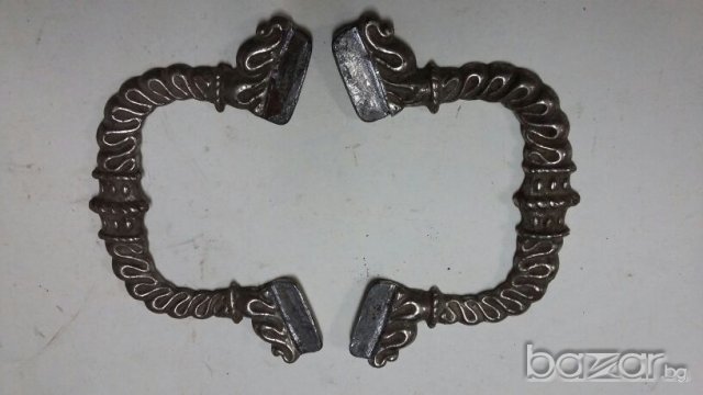 Дръжки от много стар поднос, снимка 2 - Антикварни и старинни предмети - 18939351