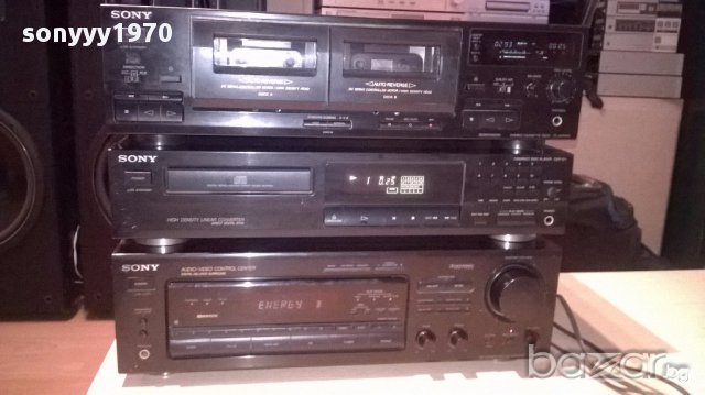 Sony receiver+sony deck+sony cd-внос швеицария, снимка 6 - Ресийвъри, усилватели, смесителни пултове - 14025391