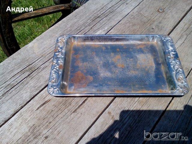 Поднос, снимка 2 - Антикварни и старинни предмети - 18649578