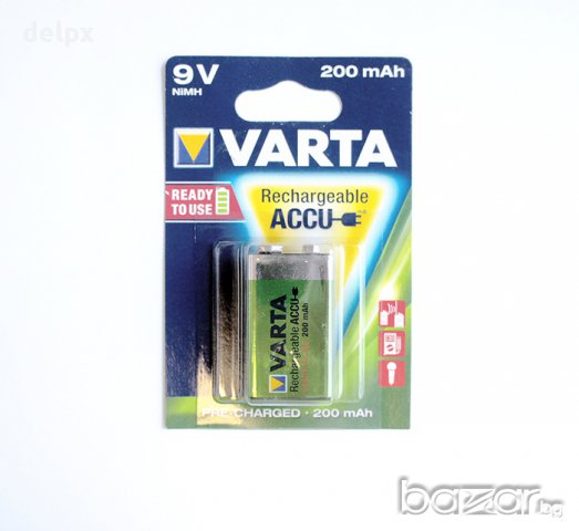 Акумулаторна батерия VARTA 9V 200mAh Ni-MH