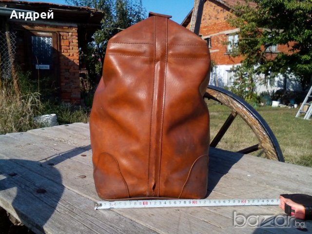 Кожен сак,чанта, снимка 2 - Антикварни и старинни предмети - 19443143