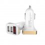 1980 Дигитален волтметър за запалката на кола с 2броя USB , снимка 1