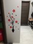 Декорация за стена Стикер за стена 3Д 3D декоративен ваза дърво цвете, снимка 2
