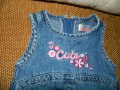 Чисто нова дънкова рокличка Cute, снимка 2