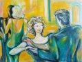 Картина " Танцуващи в салон ", снимка 1 - Картини - 21938350