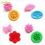 4 бр печати резци панделка ветрило слънце цвете с релеф за бисквитки фондак украса декорация , снимка 2