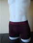 Мъжки памучен боксер, цвят бордо, снимка 1 - Бельо - 11270155