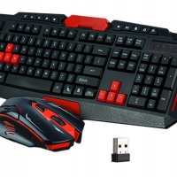 геймърска безжична клавиатура и мишка HK8100, снимка 6 - Геймърски - 23448974