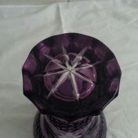 Кристална ваза цветен кристал, снимка 7 - Антикварни и старинни предмети - 23822279