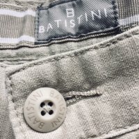 Модерен нов панталон лен и памук B BATISTINI, снимка 7 - Панталони - 25354539