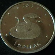 1 долар 2013(Поща на Индианските мисии) , САЩ, снимка 1 - Нумизматика и бонистика - 7497807