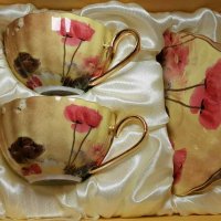 Чаши и комплекти за кафе и чай от костен порцелан, снимка 12 - Подаръци за сватба - 22723819