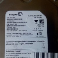 Хард диск Seagate Barracuda ST3250620AS 250GB SATA 3.0Gb/s, снимка 2 - Твърди дискове - 21883409