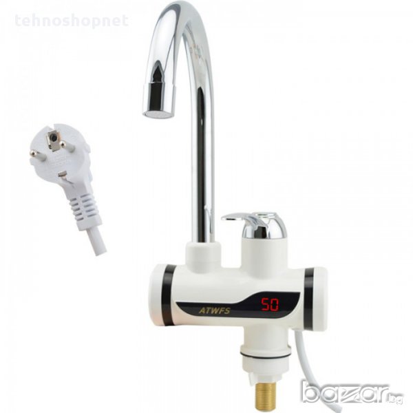 Водонагряваща смесителна батерия с дисплей Sapir SP-7100-GE, снимка 1