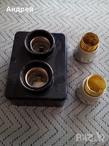 Старо гнездо за предпазител,предпазители, снимка 6 - Антикварни и старинни предмети - 23967591