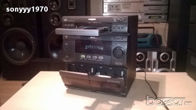 Samsung max-440-cd/tuner/amplifier/aux/tape-швеицария, снимка 8 - Ресийвъри, усилватели, смесителни пултове - 14429611