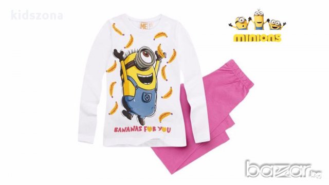 Нова цена! Детска пижама д. р. Minions за 6, 8 и 10 г. за момиче, снимка 2 - Детски пижами - 15903256